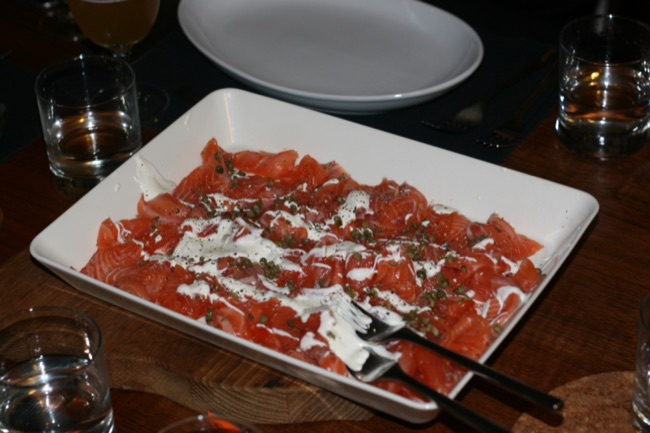 Gin Cured Salmon