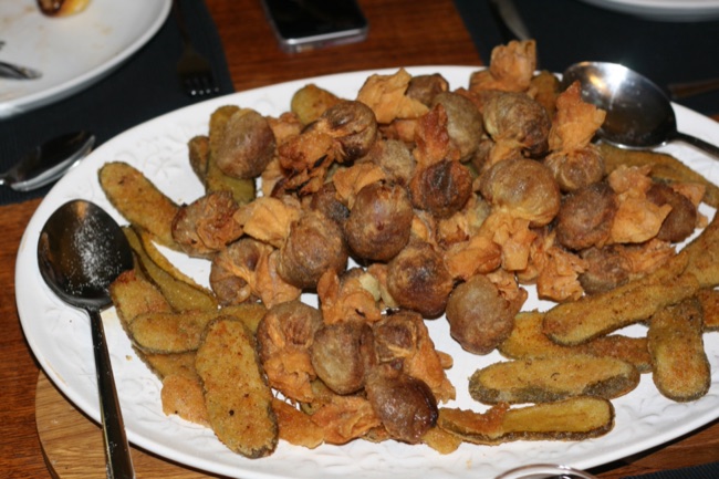 Fried Onion Soup / Deep Fried Pickles