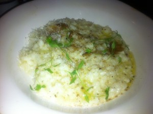 Wild truffle risotto