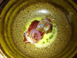 Potatoes in onion juice