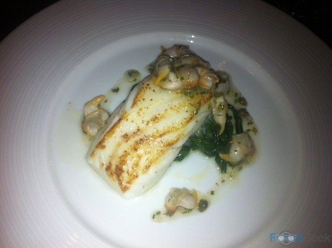 Roast Turbot With Leaf Chicory & Cockle Ketchup
