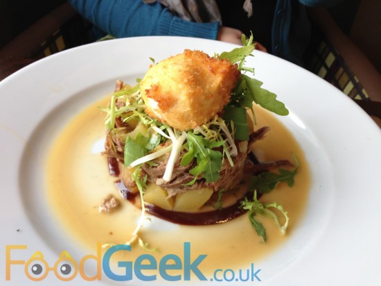 Corned Beef, Poached Egg & Bacon