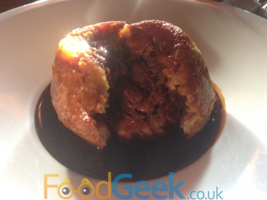 Oxtail and Kidney Pudding - Inside