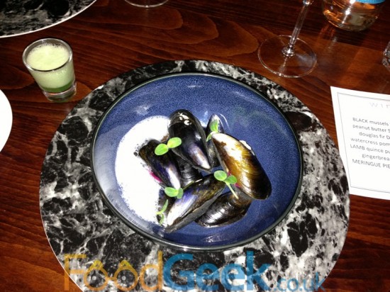 Black Mussels, Blood Orange & Cucumber