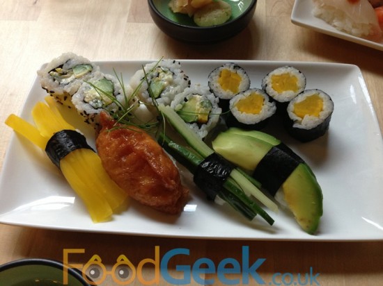 Chef Vegetarian Sushi Selection