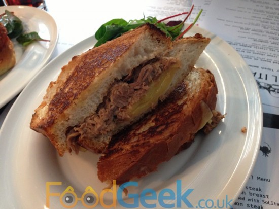 Pulled Pork Cheese Toastie