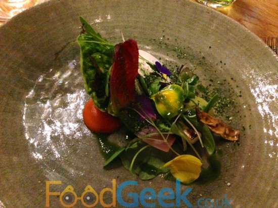 Early spring offering, vegetables, herbs & flowers.