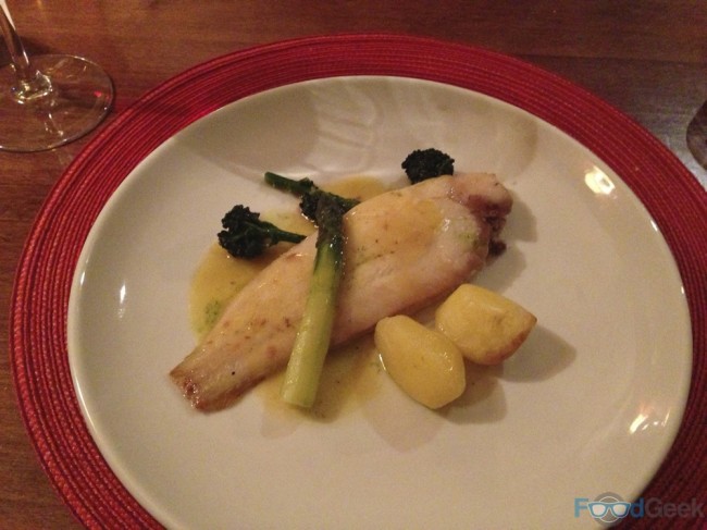 Fleetwood Lemon sole, brown lemon butter, new season potatoes & sprouting broccoli