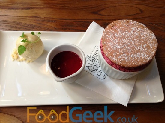Raspberry Soufflé