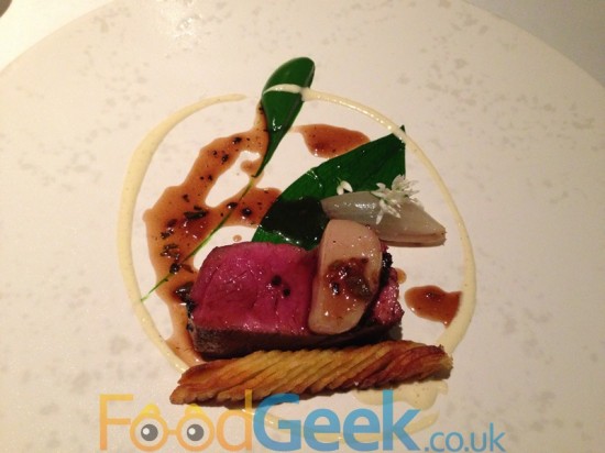 Fillet Of Beef, Grilled Onions, Wild Garlic & Bone Marrow