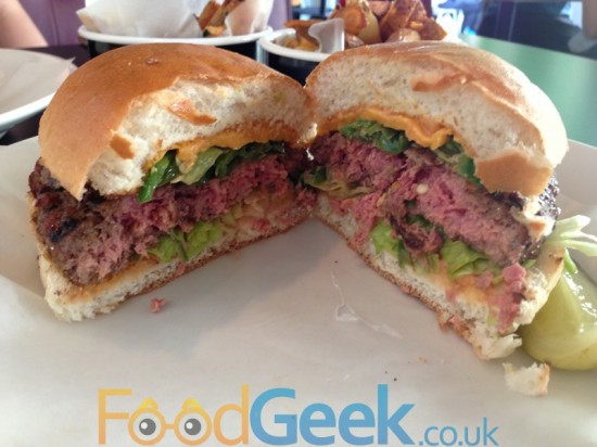 'Chilli' Burger Inside