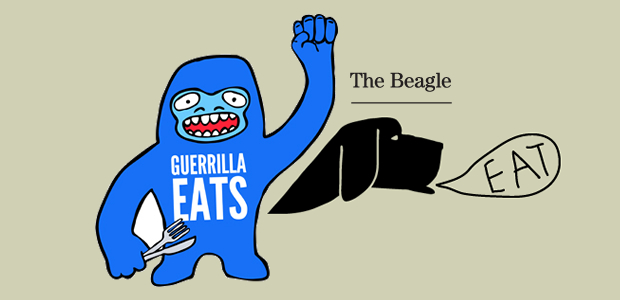 Guerrilla Eats At The Beagle Opening Night. Street Food, In A Pub!