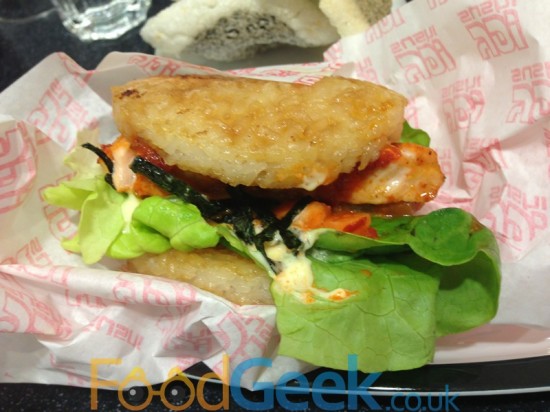 Salmon Yo! Burger