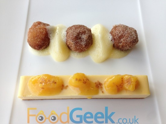Catalan Tart & Cinnamon Doughnuts
