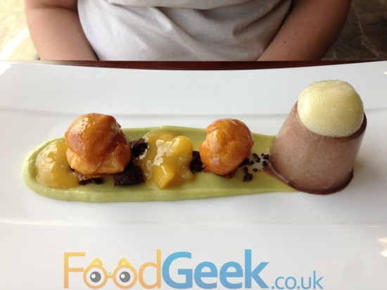 Chocolate PannaCotta & Caramel Choux Buns