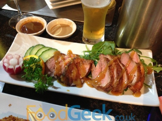Duck Sashimi Salad