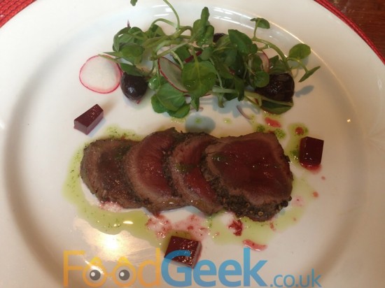 Venison Carpaccio