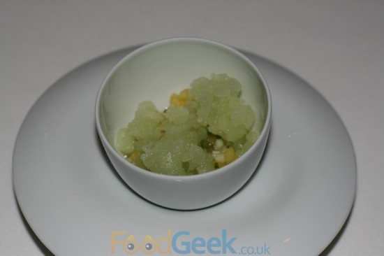 Cucumber Granite & Lime, Pinapple, Mint Salad