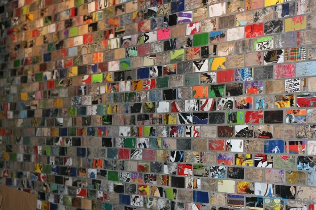 Wall Of Skateboards!
