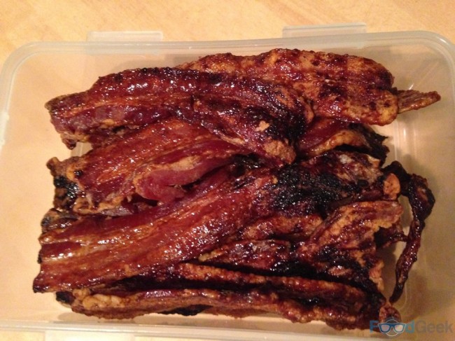 Beer Candied 'Bobby's Bangers' Bacon