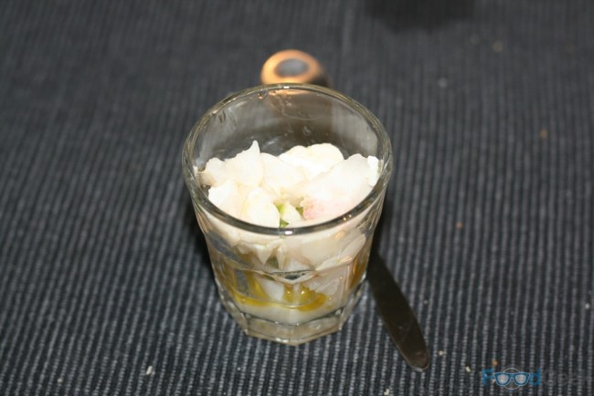 Cod cheek ceviche