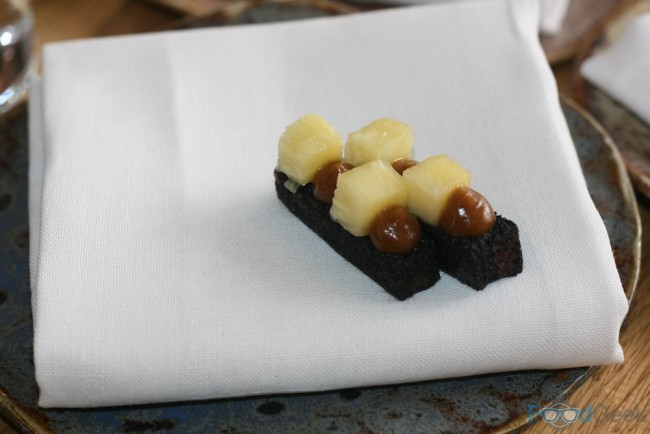 Black Pudding & Pineapple