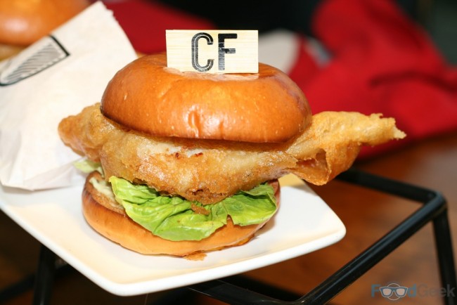 'Catch Of The Day Burger'