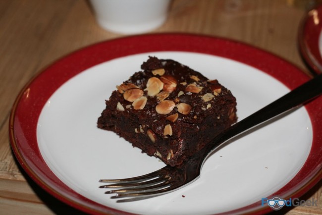 Salted Chocolate, Almond & Spelt Brownie