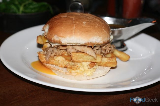 Chicken Poutine Barm