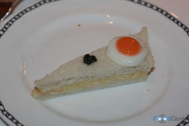 Egg Mayo, Quails Egg & Caviar