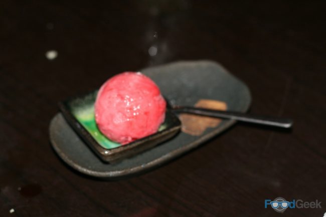 Rhubarb & Raspberry Sorbet
