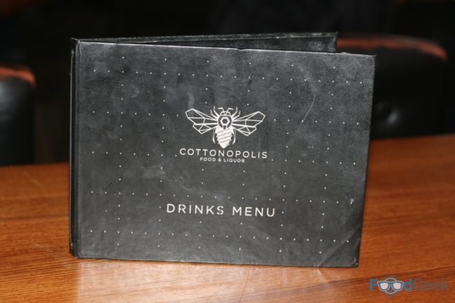 Drinks Menu